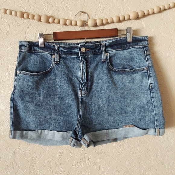 wild fable Pants - 3/$15 Wild Fable acid wash high waist denim jean shorts cuffed 16 / 33